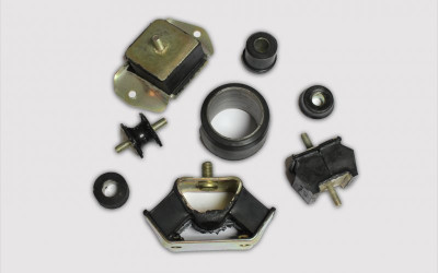 Engine and gearbox mounts, exhaust buffers, various damping bushings