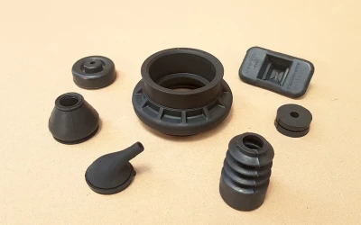 Molded rubber gaskets